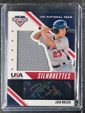 Bulger, Jack - 2020 USA Baseball - Autograph/Swatch - 28/84