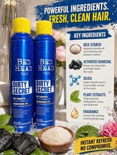 Image of X2 TIGI Bed Head Dirty Secret Dry Shampoo 300ml – New With tags.