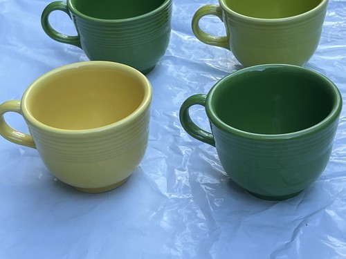 Fiesta Ware 3/4 oz Tea Cup Homer Laughlin China Company- Set of 4 - Picture 3 of 11