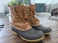 The Original L.L.Bean Duck Boot 8 Inch Vintage Womens Size 6 Excellent Preowned
