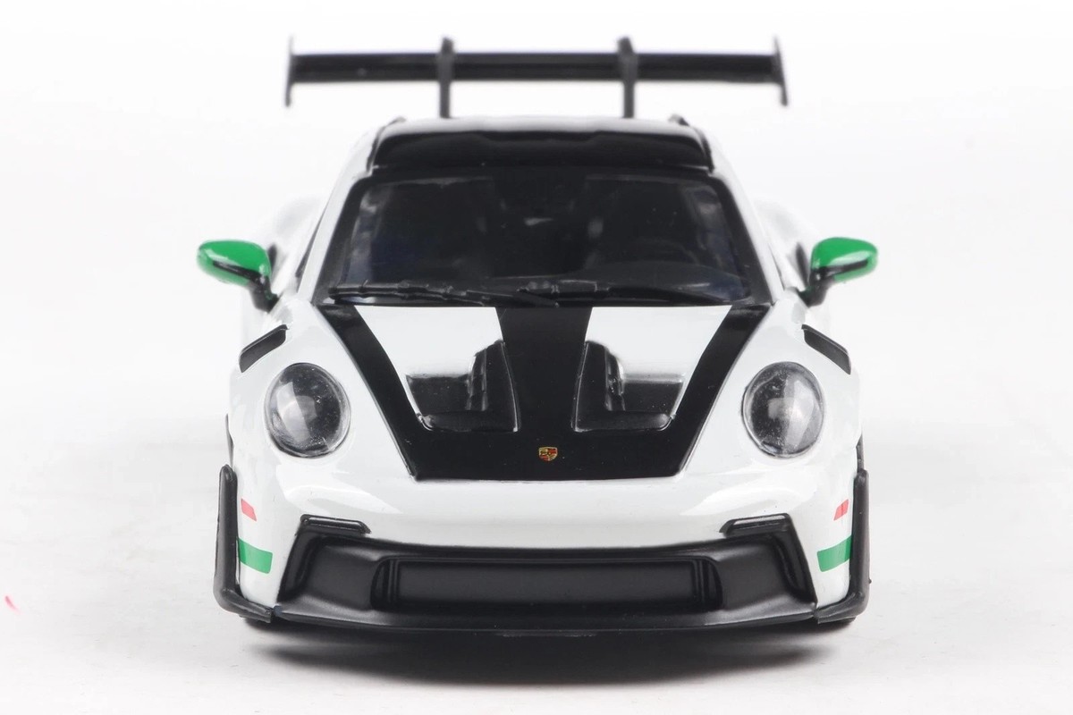 1/43 Porsche 911 992 GT3 RS 2023 White Diecast Model Car By Solido