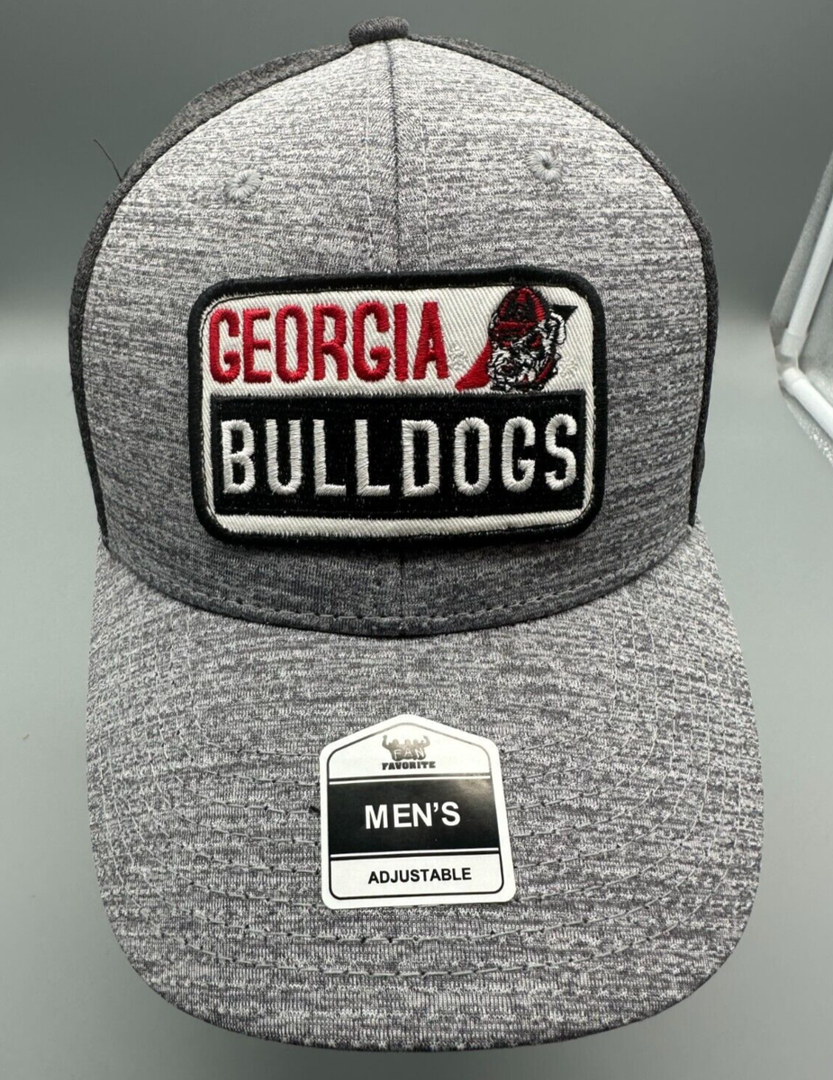 Georgia Bulldogs Gray College Arched Gray Snapback Trucker Cap/Hat