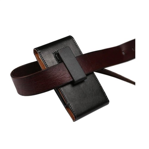 for LG Disney Mobile DM-01K (2018) Genuine Leather Holster Executive Case bel... - Picture 9 of 9