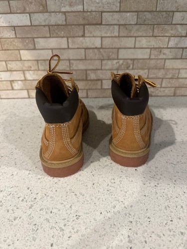 TODDLER TIMBERLAND PREMIUM WATERPROOF BOOT WHEAT NUBUCK - Picture 4 of 5