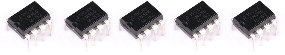 5 x LM386 DIP8 Low Voltage Audio Power Amplifier IC Through Hole LM386N - Image 2 of 4