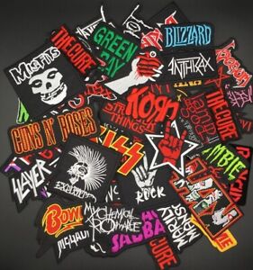 Rock Punk Pop Heavy Metal Music Band Embroidered Iron on or Sew On Patch pk13
