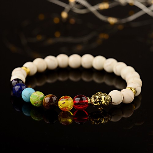 7 Chakra Healing Beads Reiki Balance Oil Diffuser Yoga Bracelets For Men Women - Picture 45 of 74