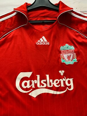 Liverpool 2006 - 2008 Home football shirt jersey Adidas size