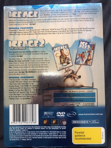 Madagascar 1 & 2 Ice Age 1 & 2, The Wild, Kung Fu Panda DVD Free Post - Picture 9 of 11