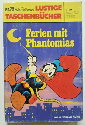 Lustiges Taschenbuch LTB - Nr 75 Erstauflage 1981 - Ferien mit Phantomias