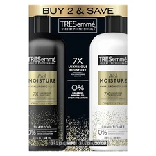 Shampoo and Conditioner Rich Moisture Professional Quality Dry Hair Pack of 2