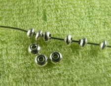 600pcs Tibetan Silver Little Bicone Bead Spacers 5x2.5mm zn62296