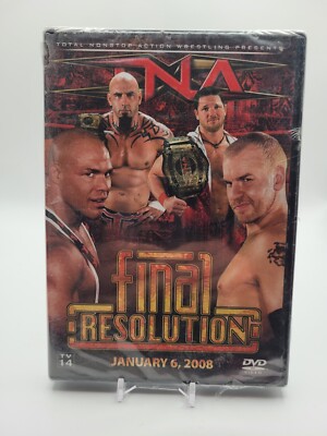 TNA Final Resolution 2008 DVD - FACTORY SEALED Torn Wrap - Kurt Angle