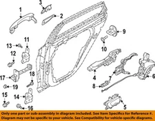 HYUNDAI OEM 20-23 Sonata Rear Door Lock Hardware-Handle, Outside 83651L1020