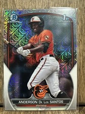 2023 Bowman Chrome Anderson De Los Santos Mojo Refractor #BCP-207 Orioles