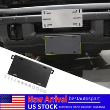 For Ford Bronco 2021+ Aluminum Alloy Front License Plate Holder Mounting Bracket