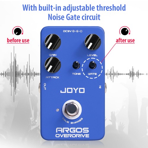 JOYO Overdrive Guitar Pedal High Gain Noise Gate True Bypass for Guitar Bass - Picture 15 of 16