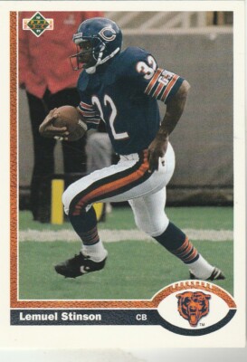 FREE SHIPPING-MINT-1991 Upper Deck #339 Lemuel Stinson Bears  PLUS BONUS CARDS