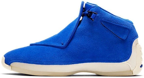 Jordan 18 Retro Blue Suede
