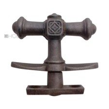 Oliva Finestra Antico Ferro Maniglia Finestra Con Einreiber Vecchio