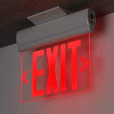 8 Pack  LED Edge Lit Exit Sign