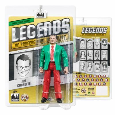 #ad Legends of Professional Wrestling Figures: Jim Cornette Red amp; Green Variant $36.98