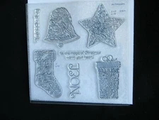 CTMH, "Yuletide Joy", S1610, Clear Acrylix Stamp Set, New, Scrapbook, Cardmaking