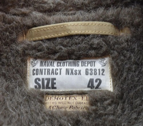 Buzz Rickson's DEMOTEX-ED N-1 Deck Jacket Size 42 Beige - Picture 3 of 7