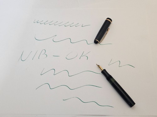 VINTAGE FOUNTAIN PEN MONTBLANC 14k GOLD NIB 585 MADE IN GERMANY ! (No.BF132) - Picture 5 of 15