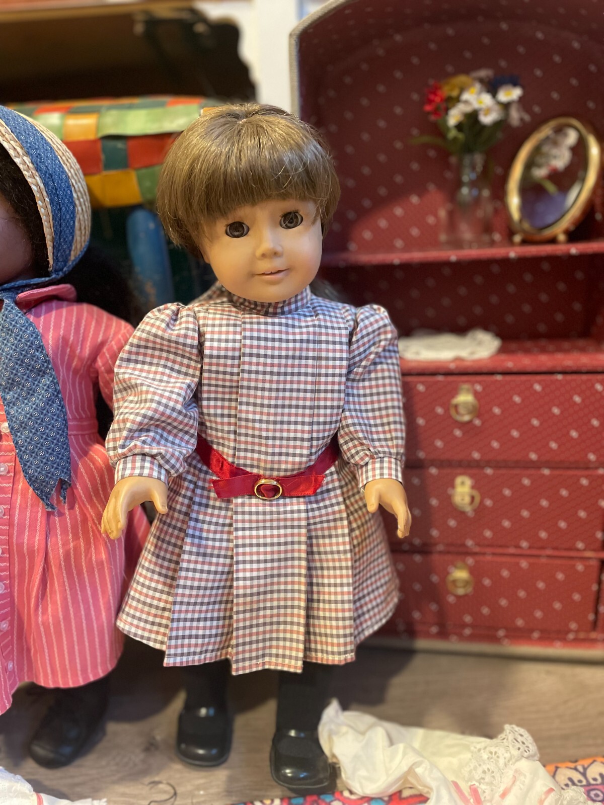 Vintage American Girl Dolls Large lot of 3 dolls, clothes, shoes