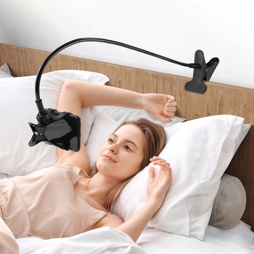 Flexible Lazy Bracket Mobile Phone Stand Holder Car Bed Desk For iPhone Samsung - Picture 11 of 23