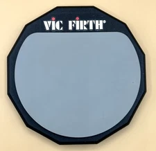 Vic Firth Pad6 - 6" Drum Practice Pad Single Sided w/8mm Threaded Mount SEE PICS