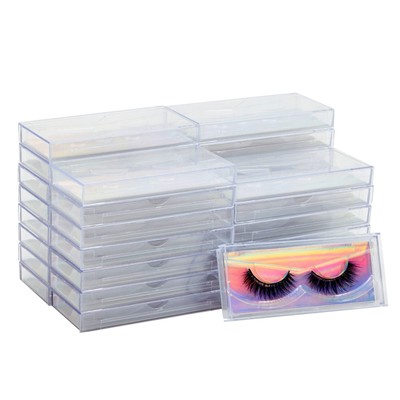 30 Pack Empty Lash Boxes for False Eyelashes Lash Cases for Makeup Artist