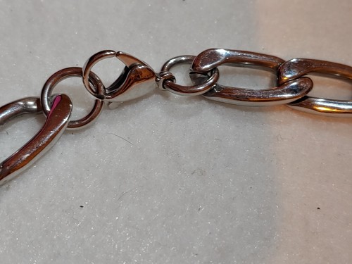 Fadi - Chunky - Stainless Steel - Necklace - 12 mm WIDE x 17 in LONG - Picture 3 of 6