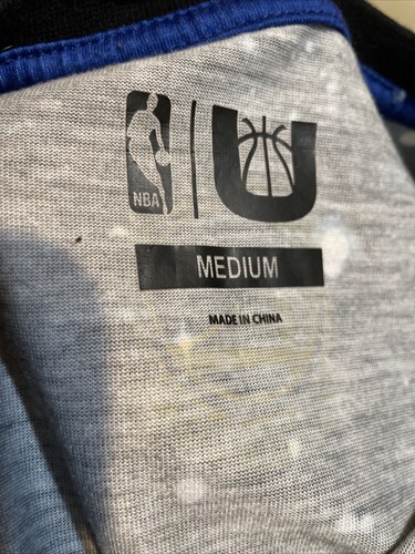 NBA Stephen Curry Space & Stars All Over Print Shirt Size Medium Men’s - Picture 12 of 12