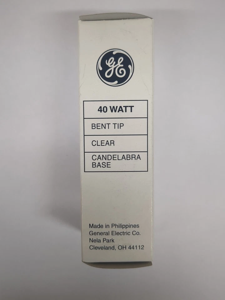 Case Of 25.  GE 40 CAC  Clear Candelabra Base - Image 4 of 4