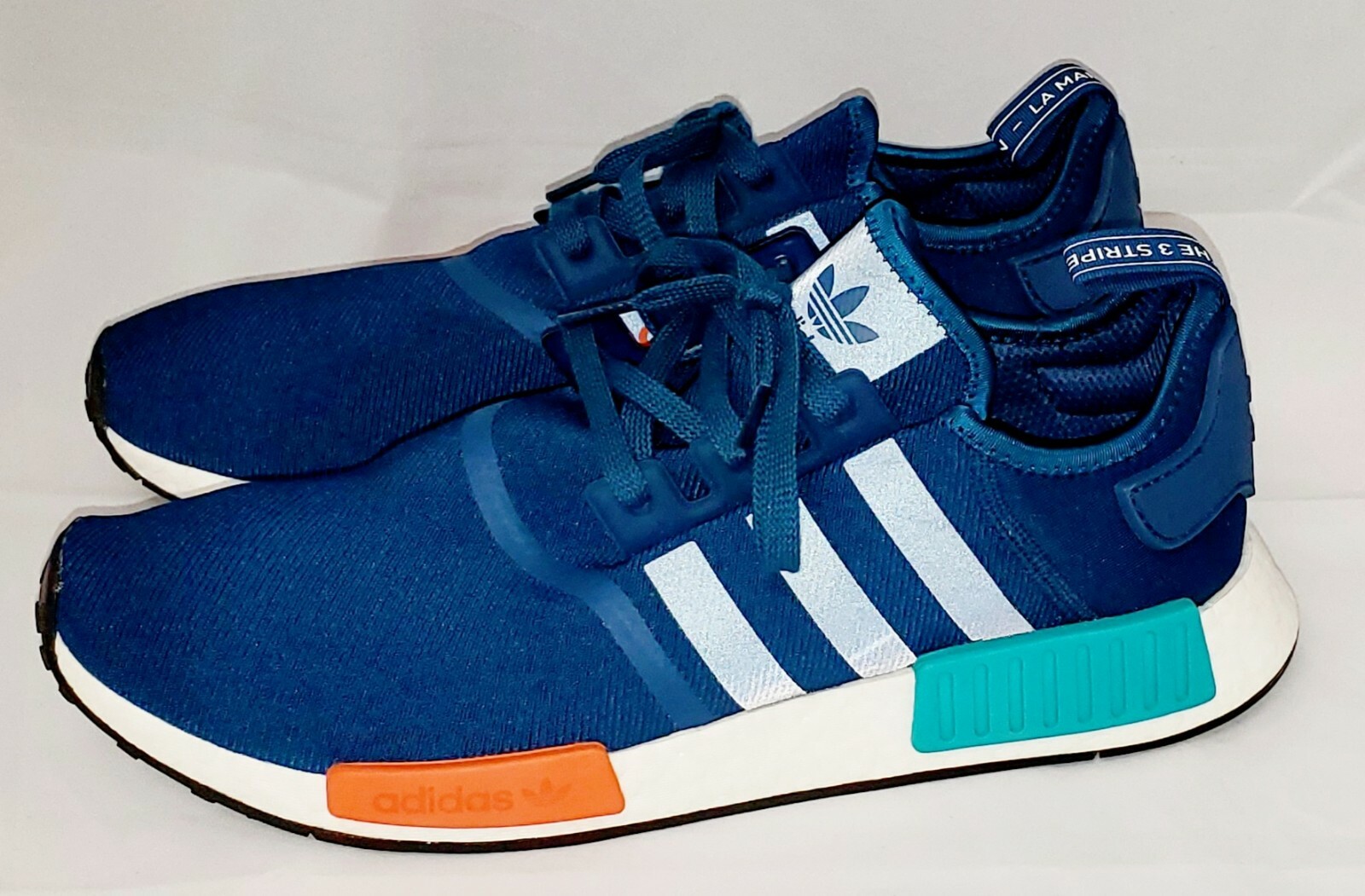 adidas nmd blue and orange