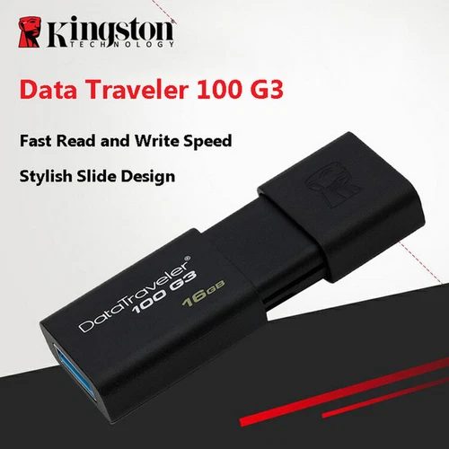 High Speed Kingston U Disk DT100 G3 128GB USB 3.0 Pen Drive Flash Memory Stick