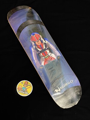 NSURGO ROBOTECH MACROSS RICK HUNTER Skateboard Skate Deck Rare 