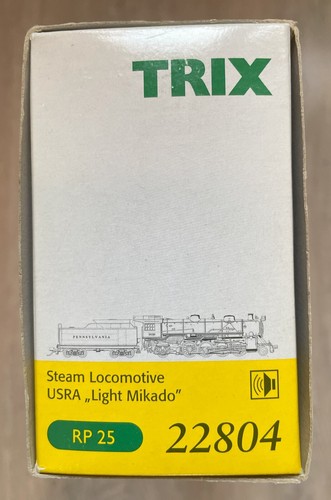 TRIX 22804 Locomotiva PENNSYLVANIA USRA MIKADO 2-8-2 9630 DCC DIGITAL SOUND - Imagen 11 de 12