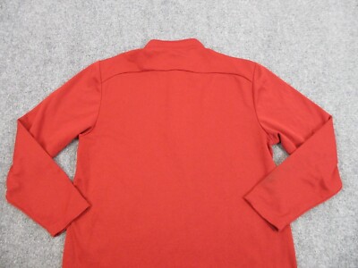 Callaway Sweater Mens 2XL XXL Red Golf Logo Zip Sweatshirt Casual