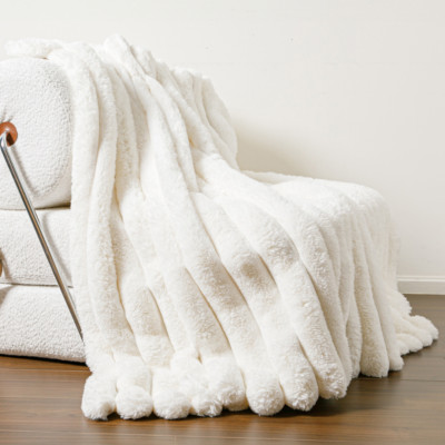 The Nantucket Blanket by Newport Blanket Company - Soft Faux Fur Throw
