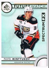 2023-24 SP AUTHENTIC FUTURE WATCH SPECTRUM FX UNSCRATCHED PAVEL MINTYUKOV