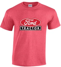 Ford Tractor T-shirt Mens Graphic Tees Farming Farm Tractor Parts Accessories