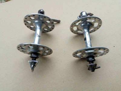 Campagnolo, 4er Set Naben 1970/1980, High Flange Naben Vintage Eroica