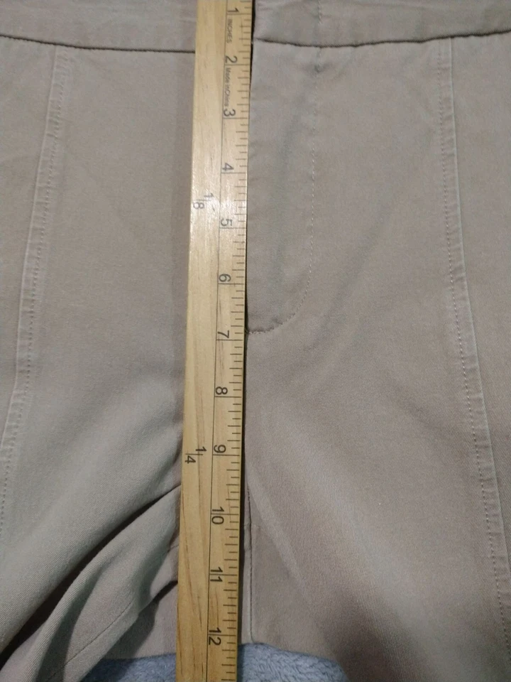 NYDJ Pantalones Mujer 8 Beige Tobillo Bi Elastizado Pantalón Tiro Medio Elevación Pliegue Lote de 2 Foto 4 de 4