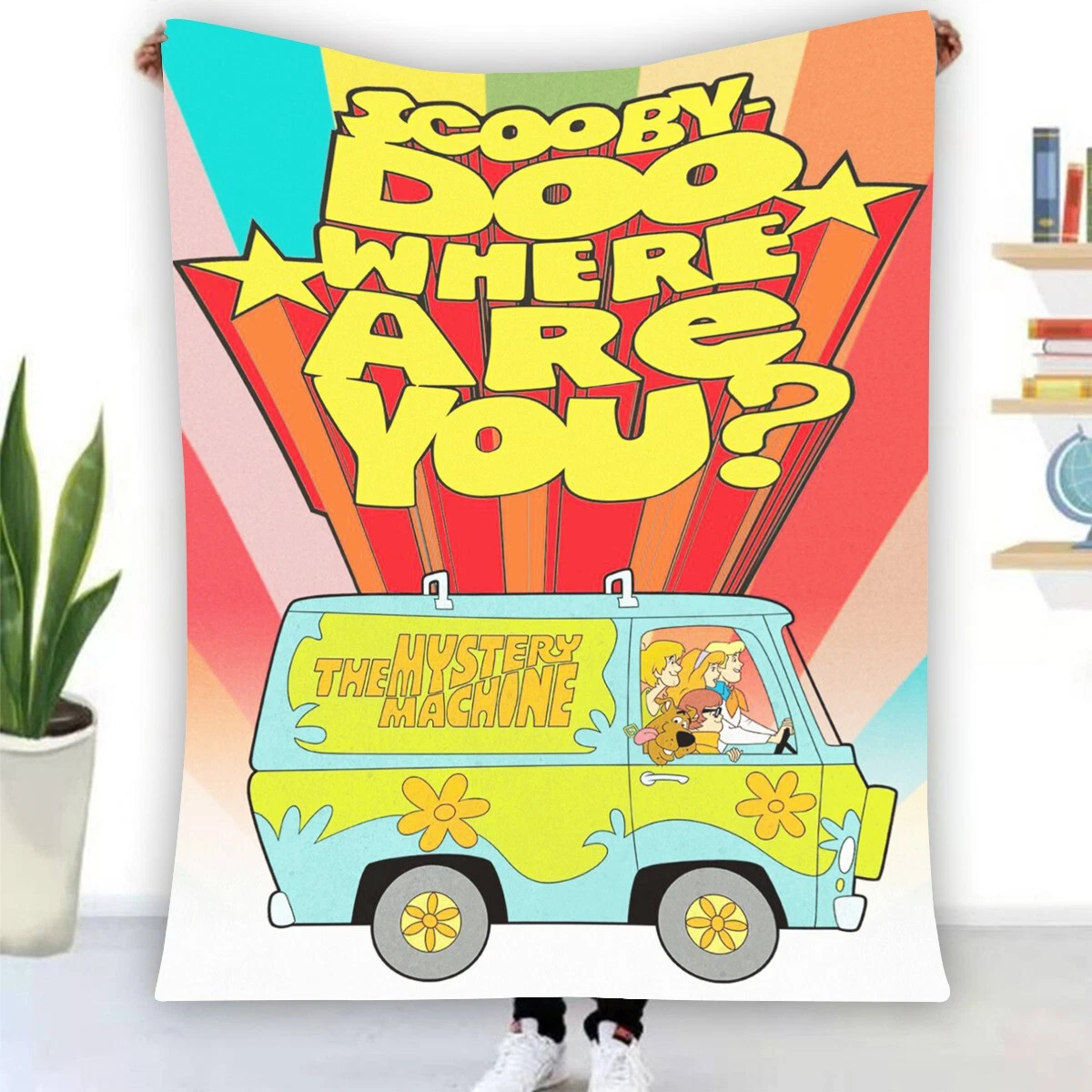Scooby Doo Mystery Machine Fleece Blanket