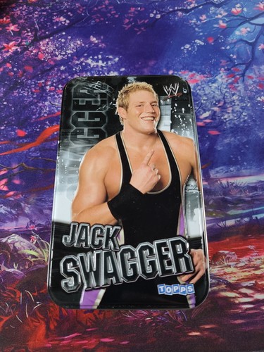 2009 WWE Topps Card Collectors Tins Wrestling WWE Jack Swagger 3-D Top