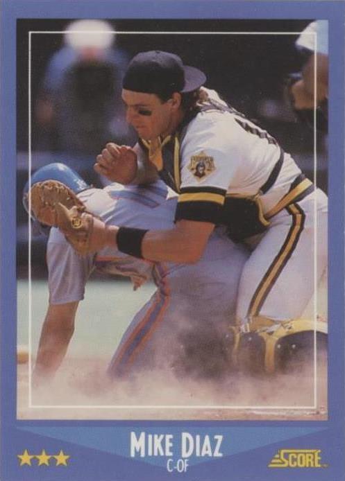 1988 Score - Mike Diaz #143 - 1 of 1