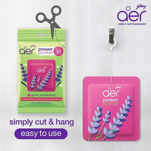 Bathroom Fragrance Godrej Aer Pocket Toilet Air Freshner 10 g Each Up to 30 Days - Picture 4 of 32